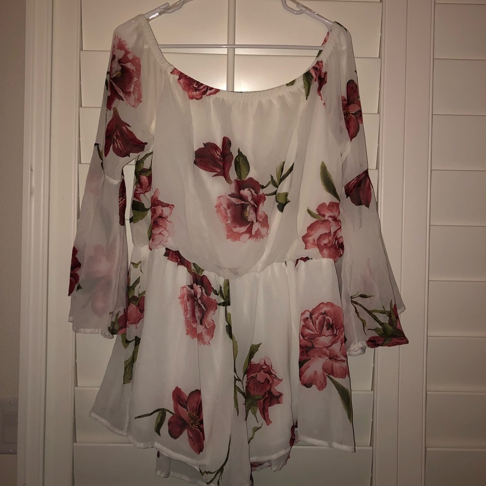 Forever 21 Floral Romper